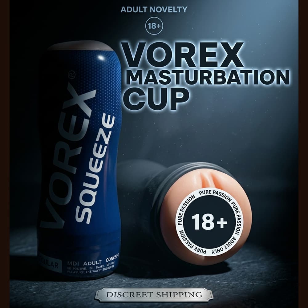 VOREX Fleshlight Mast.urbator Real Feel pussy Toy For Men Male Stroker Mini Cup Mastur.bator Sex Toy For Men- Bluemoon